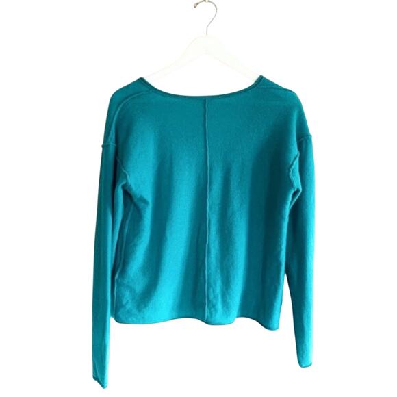 Free People Nimbus Cashmere Henley NEW XS BLUE - Picture 6 of 11